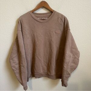 Set Active Brown Classic Crewneck Sweatshirt